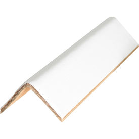 Global Industrial™ Medium Duty Edge Protectors 2""W x 2""D x 72""L .16"" Thick White 50/Pack