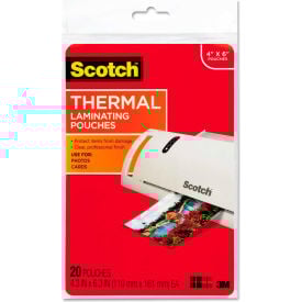 Scotch® Photo Size Thermal Laminating Pouches 5 mil 6 x 4 20/Pack