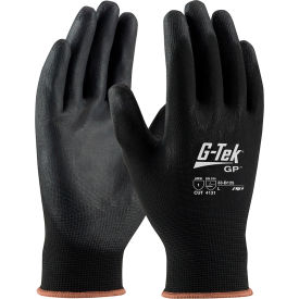 PIP® 33-B125/XL G-Tek® GP™ General Duty Nylon Glove PU Coated Black XL 12 Pairs