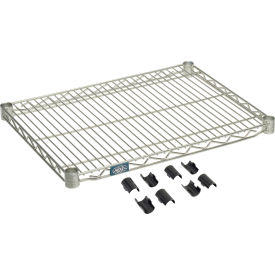 Nexel® S1830Z Poly-Z-Brite® Wire Shelf 30""W x 18""D