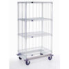 Nexel® 74""L Rods For Wire Shelving Units - Chrome (Set of 3)