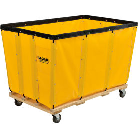 Global Industrial™ KD 24 Bushel Yellow Vinyl Basket Bulk Truck