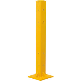 Global Industrial™ Protective Guard Rail Post For Double Rail 42""H
