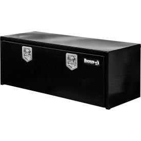 Buyers Steel Underbody Truck Box w/ Stainless Steel T-Handle - Black 18x18x60 - 1702315