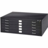 Safco® 5 Drawer Blueprint Flat File Cabinet 40-1/2W Black
