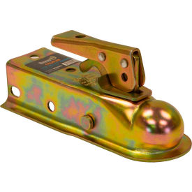Buyers Products Straight Tongue Coupler w/ 2"" Ball 2-1/2"" Channel Zinc Plated - 0091060Z