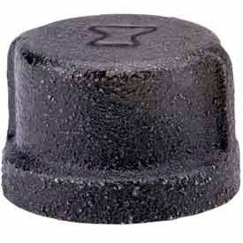 3/4 In. Black Malleable Cap 150 PSI Lead Free