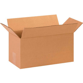 Global Industrial™ Long Cardboard Corrugated Boxes 14""L x 7""W x 7""H Kraft