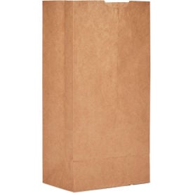 Duro Bag Heavy Duty Paper Grocery Bags #4 5""W x 3-1/8""D x 9-3/4""H Kraft 500/Pack