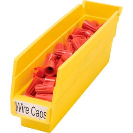 Akro-Mils Plastic Nesting Storage Shelf Bin 30110 - 2-3/4""W x 11-5/8""L x 4""H Yellow