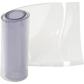 Replacement 12"" x 7' Standard Clear Strip for Strip Curtain Doors
