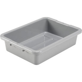 Global Industrial™ NSF Plastic Bus Tub 20""L x 15""W x 5""H Gray