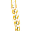 Alternating Stair 9' 15-Step Ladder 56° Angle - ATS-9-56