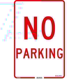 Global Industrial™ No Parking 18x12 .040 Aluminum