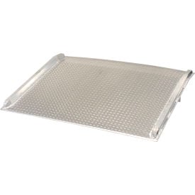 Aluminum Dock Board with Aluminum Curbs BTA-05006048 60x48 5000 Lb. Cap.