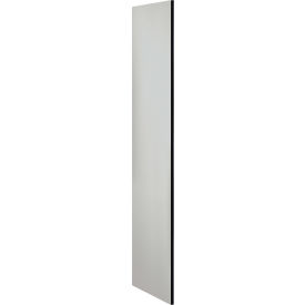Side Panel 22235 for 21""D Extra Wide Designer Wood Locker without Sloping Hood Gray