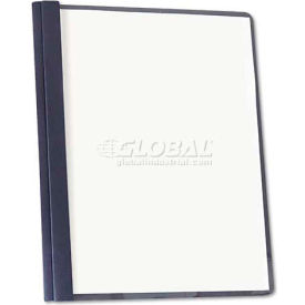 Universal Clear Front Report Cover Tang Fasteners Letter Size Dark Blue 25/Box