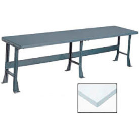 Global Industrial™ Production Workbench w/ Laminate Square Edge Top 144""W x 36""D Gray