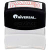 Universal Message Stamp FAXED Pre-Inked/Re-Inkable Red