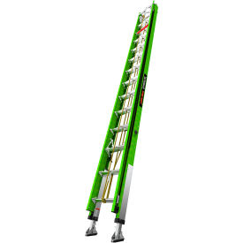 Little Giant Hyperlite Extension Ladder w/ Cable Hooks & Ratchet Leveler 28' Type IAA 375 lb. Cap.