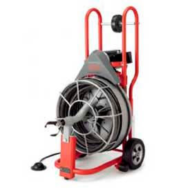 RIDGID® K-750R W/Cage IC Cables Tool Box & Gloves 115V 1/2HP 5/8"" 100'L x 5/8""W Cables