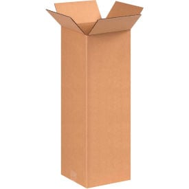 Global Industrial™ Tall Cardboard Corrugated Boxes 8""L x 8""W x 20""H Kraft
