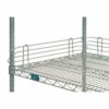 Nexel® Nexelate® Silver Epoxy Wire Ledge 60""W x 4""H