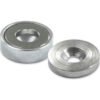 Master Magnetics Neodymium Latch Magnet NMLKIT4 - 23 Lbs. Pull Nickel - Chrome Plating