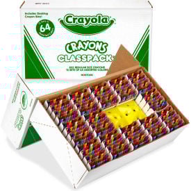 Crayola 528019 Classpack Regular Crayons Assorted 13 Caddies 832/Box