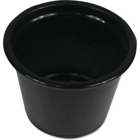 Boardwalk® Souffle/Portion Cups 1 oz Polypropylene Black Pack of 2500