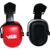 Jackson Safety Cap-Mounted Safety Ear Muffs Noise Reducing & Dielectric 25dB NRR Red