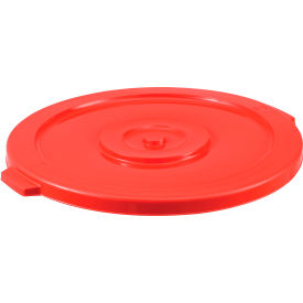 Global Industrial™ Plastic Trash Can Lid - 44 Gallon Red