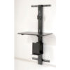 Global Industrial™ 72""H Wall Mount Unit with VESA Mount - Black