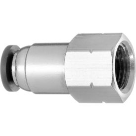 Push to Connect Tube Fitting - Nylon Plastic - Straight Adapter - 1/4"" Tube OD x 1/4"" NPT Female