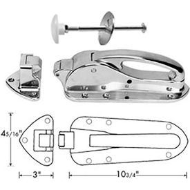 Allpoints 1221158 Latch Chrome W/Fl Strike/Ir