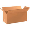 Global Industrial™ Long Cardboard Corrugated Boxes 17""L x 8""W x 8""H Kraft