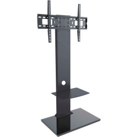 TygerClaw LCD84112BLK Double Layers TV Stand For 32""-55"" TVs Black