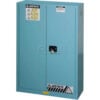 Justrite 45 Gal. Acid Cabinet Manual Close 2 Door 43""W x 18""D x 65""H Blue