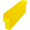 Plastic Nesting Storage Shelf Bin QSB805 4-3/8""W x 23-5/8""L x 8""H Yellow