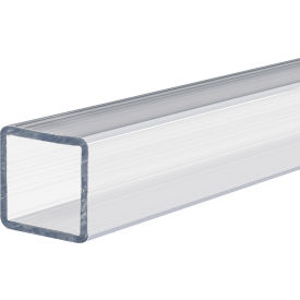 USA Sealing Polycarbonate Rectangular Tube 12""L x 3/4""W Clear