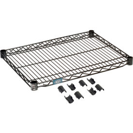 Nexel® S1830B Black Epoxy Wire Shelf 30""W x 18""D