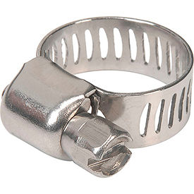Apache 48016998 1/4"" - 5/8"" 300 Stainless Steel Micro Worm Gear Clamp w/ 5/16"" Wide Band