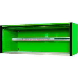 Extreme Tools EXQ Pro Extreme Power Workstation Hutch 72""W x 30""D x H""26-3/8 Black w/Chrome Handle
