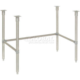 John Boos Stainless Steel Leg Kit W/ Cross Brace 48""W x 30""D