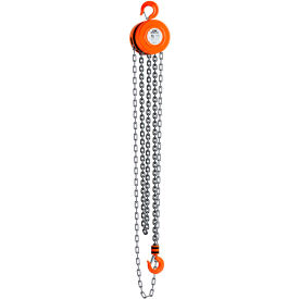CM Series 622 Hand Chain Hoist 1 Ton Capacity 10Ft. Lift
