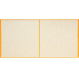 Global Industrial™ Machinery Wire Fence Partition Panel 10'W Yellow