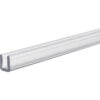 USA Sealing Polycarbonate U-Channel 24""L x 1/2""W Clear
