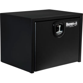 Buyers Products Steel Underbody Truck Box W/ 3-Point Latch - Textured Matte Black 24x24x30 - 1734503