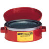 Justrite Bench Can 1-Quart Red 10175