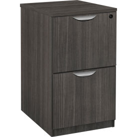 Regency Legacy Deskside 2 Drawer File Cabinet Ash Grey